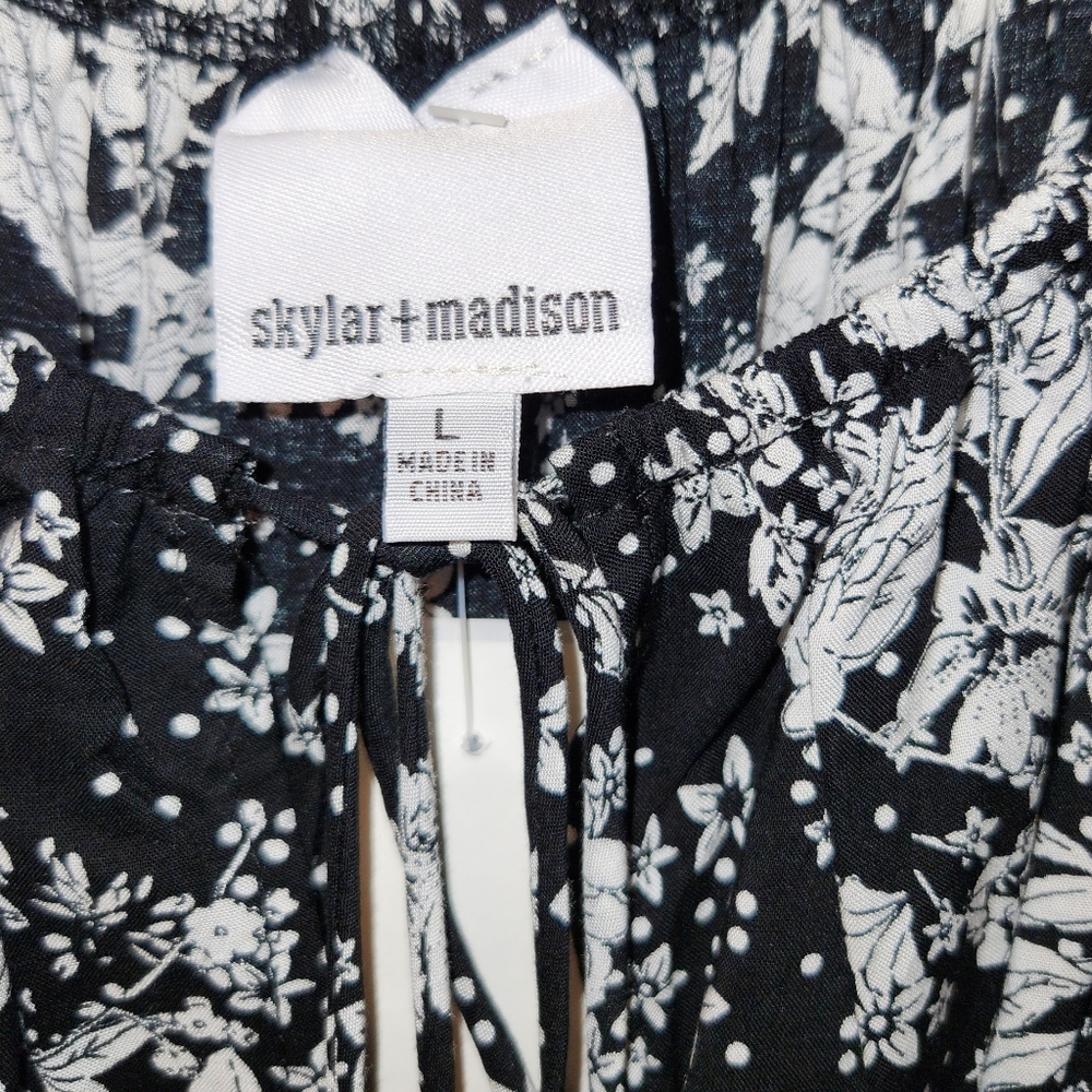 Skylar + Madison Off The Shoulder  Romper - Picture 8 of 9